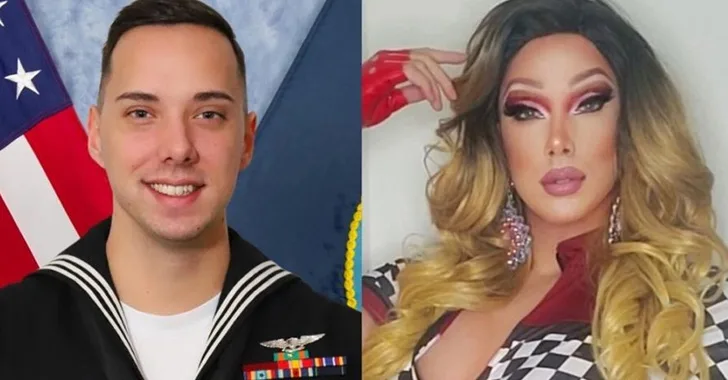US Navy Drag Queen