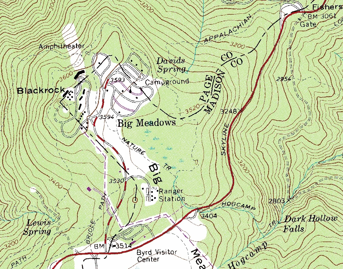 Big Meadows Campground - Shenandoah National Park