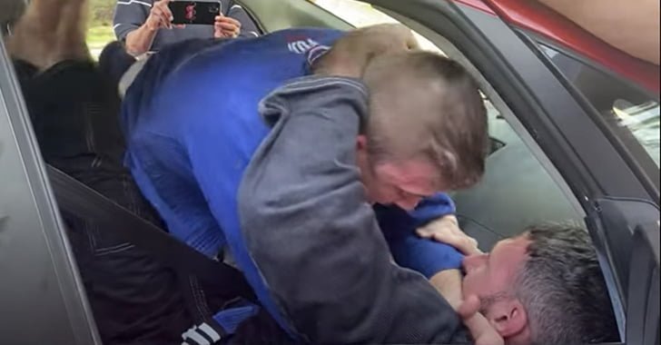 Car-Jitsu is a real thing, it's a Jiu-Jitsu competition in a car