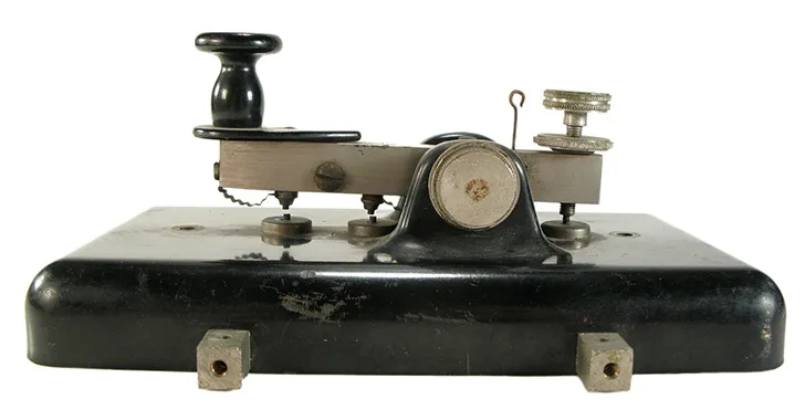 Morse Code telegraph machine