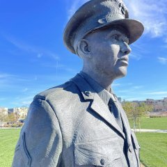Marine Statue at Dublin, California Marine Statue at Dublin, California