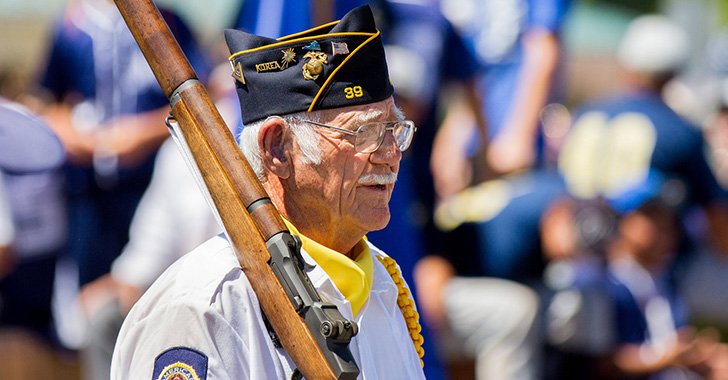 Veteran in Parade