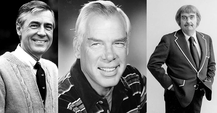 Fred Rogers, Lee Marvin and Bob Keeshan
