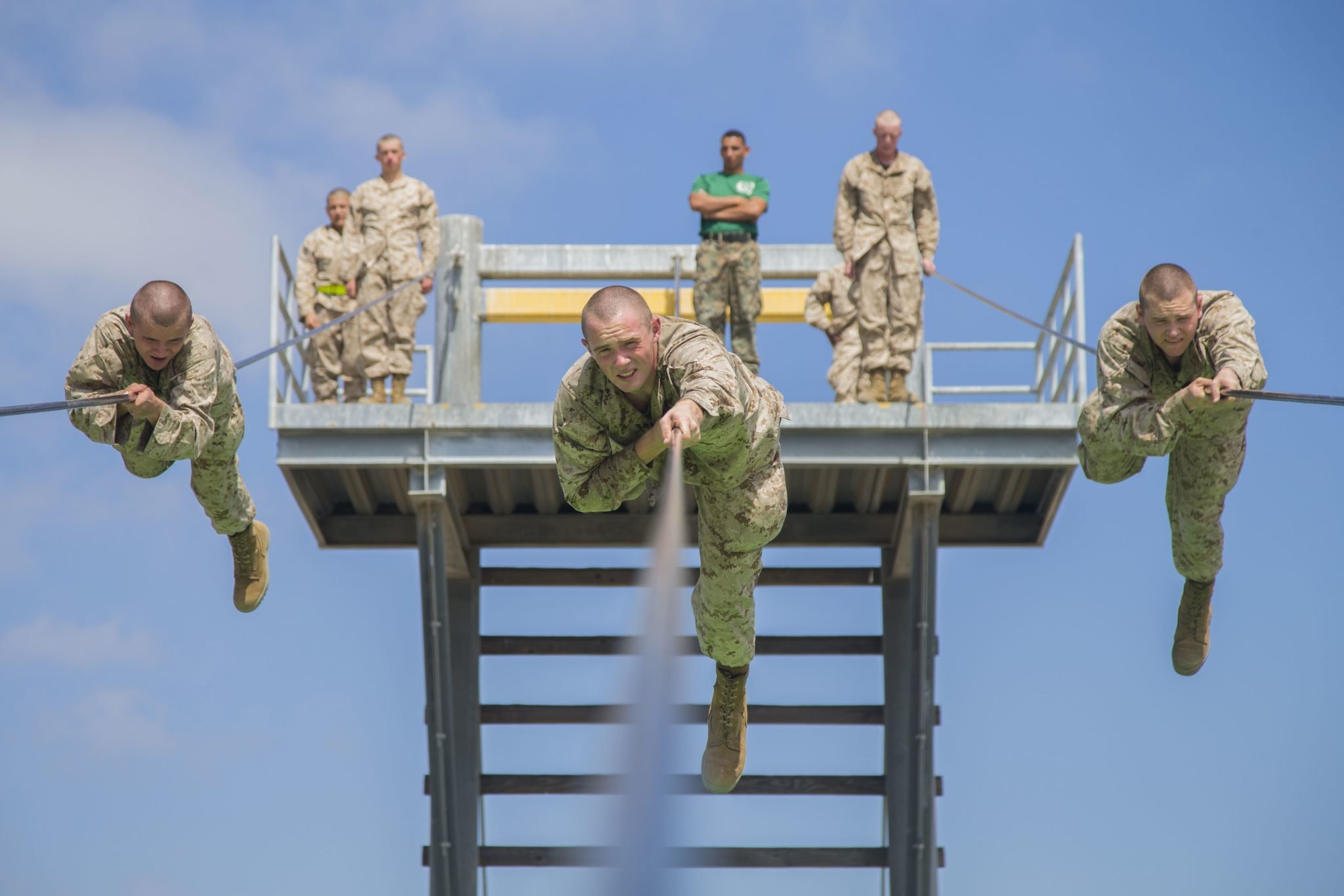 Delta Company Confidence Course - Slide for Life
