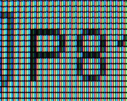 Close Up of pixels