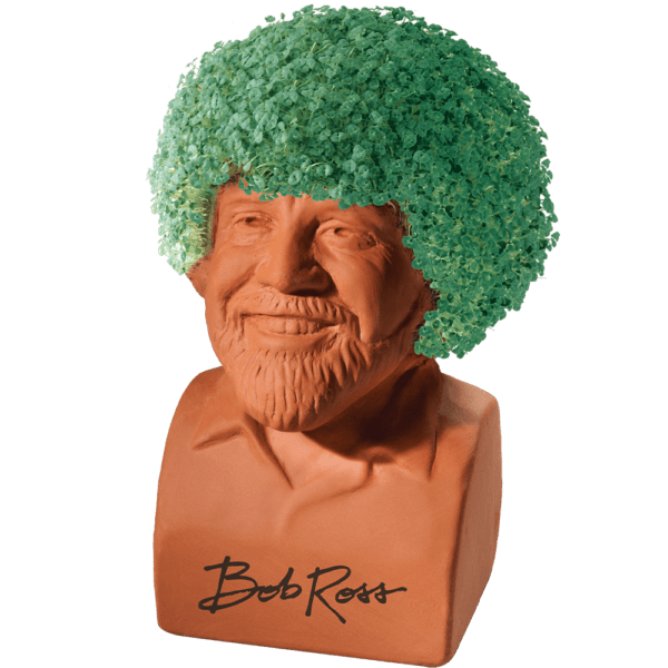 Bob Ross Chia Pet