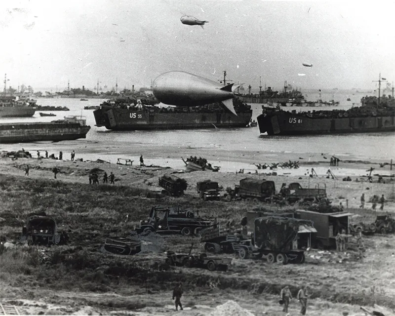 The National Guard, led by the 29th Infantry Division (DC, MD, VA), played a key role. Virginia’s 116th Infantry Regiment led the assault and suffered high losses at Omaha Beach.